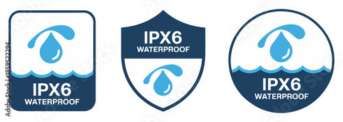 waterproof ipx6 protection label set