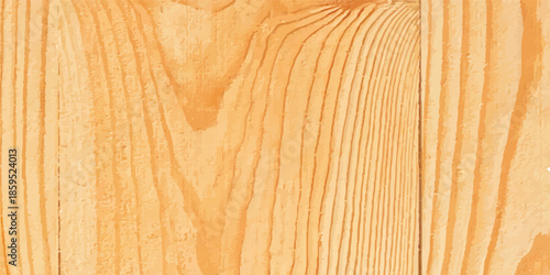 Natural brown hardwood plank surface with a weathered grain pattern and organic timber texture creates a rustic wooden background ideal for tree material design