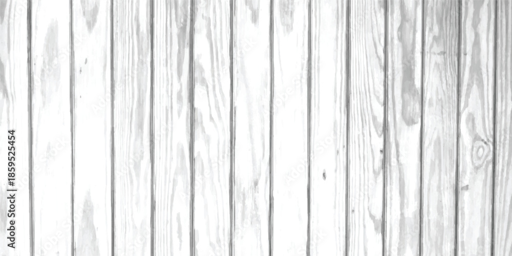 Obraz premium A textured white wood background features an old grey wooden plank pattern with a rough grunge surface material perfect for a wall panel or floor board design backdrop