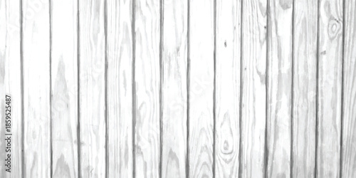 White wood texture background featuring a natural grain pattern on an old wooden wall with rough oak planks and a grunge surface design