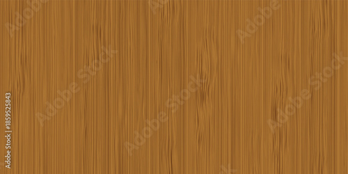 Vector wood texture illustration featuring a natural brown hardwood grain pattern on a textured oak timber plank surface for a rustic wooden floor or wall background design