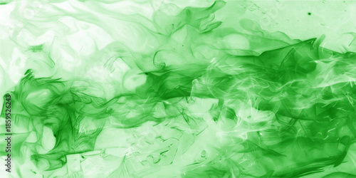 Green watercolor abstract background with soft flowing blend for creative design, modern presentation, digital artwork, website banner, branding visuals and professional graphic projects