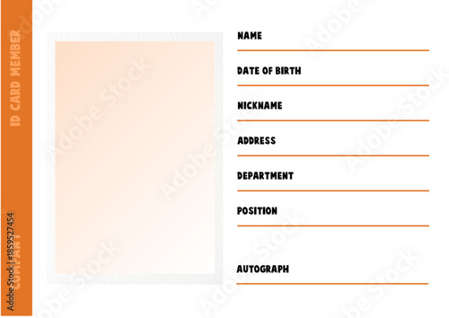 template for name tag | ID card