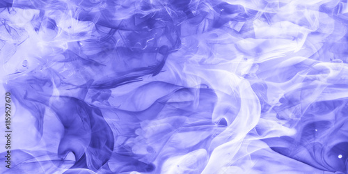 Blue smoke abstract texture background with soft fabric waves
