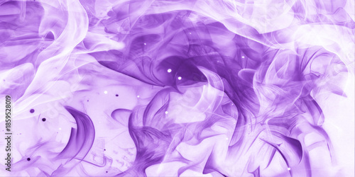 Abstract purple smoke flowing background with smooth colorful waves