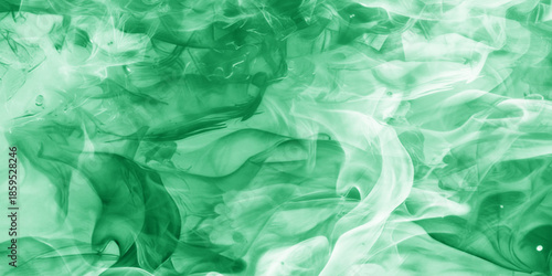 Abstract green water texture with waves and ripples