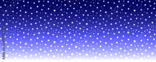 Falling star in blue sky. Vector illustration