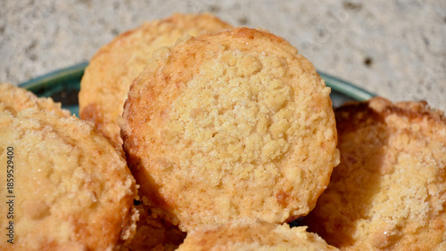 Lemon Streusel Muffins, Close-up on One Muffin