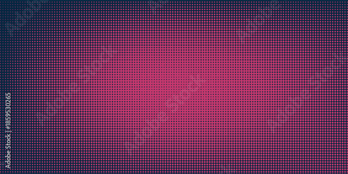 Halftone dots red and blue color pattern gradient grunge texture background. Dot pop art comic sport style vector illustration. modern background