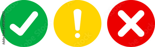 right , wrong and warning sign.