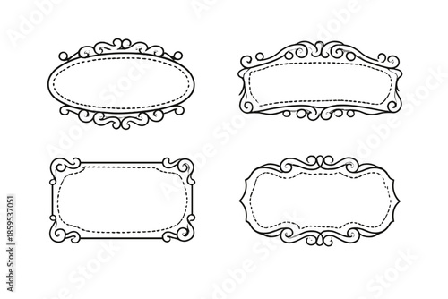 Vintage Ornate Frames Collection