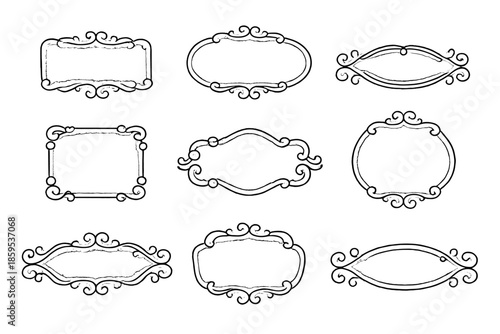 Collection of Ornate Vintage Frames
