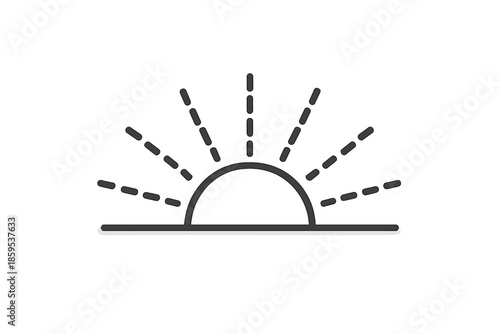 Stylized Sunrise Icon