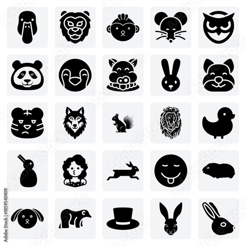 Wildlife And Animal Face Illustrations – Perfect For Avatars, Profile Pictures, Or As Elements In A Larger Design