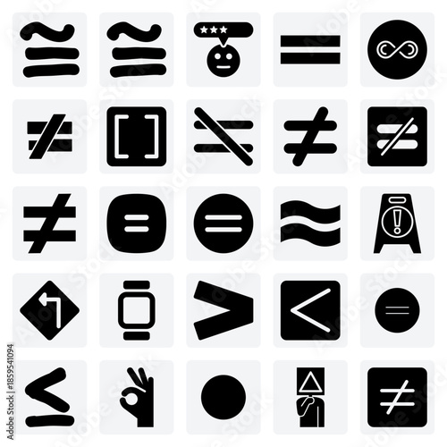 Foundational Mathematics Symbolism – Equal, Not Equal, And Infinity For Calculators And Educational Software Interfaces