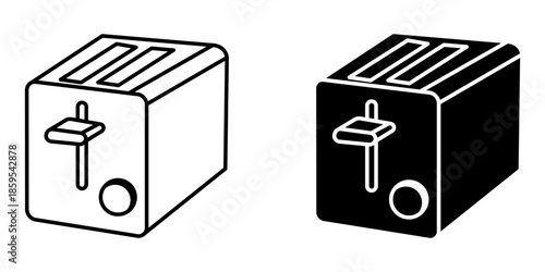 grilled bread graphic icon vector illustration