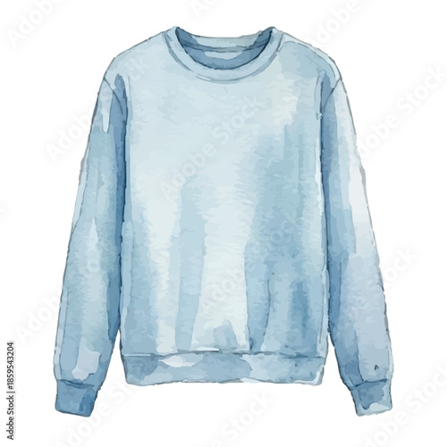Watercolor-style innerwear or tops illustration
