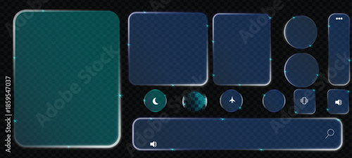 mobile phone with blue background