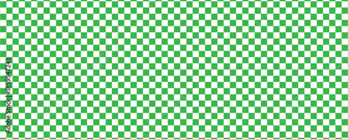 Green white checkered seamless background. Green white graphic resource checkered pattern vector ilustartion