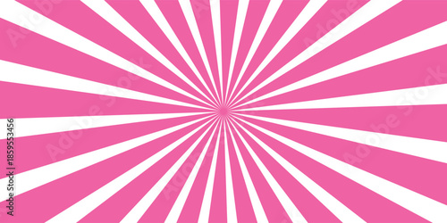 Dark Hot Pink color and white color Sunburst for the background. flag of japanese. The rising sun.