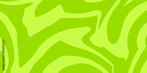 Abstract green background with hypnotic wavy lines pattern. Fresh and natural background. vector eps 10.