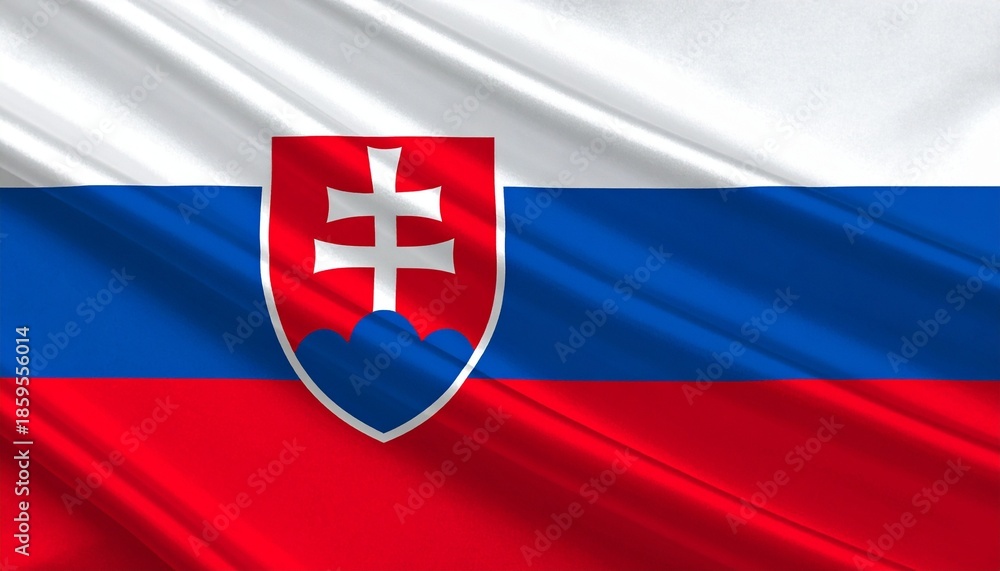 Fototapeta premium Flag of Slovakia 