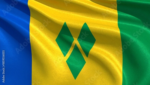 Flag of Saint Vincent and the Grenadines  