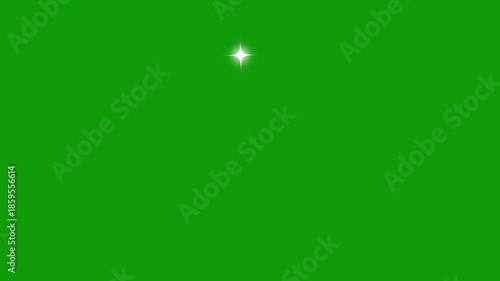 White glowing twinkle stars animation with sparkling glitter trail, blinking retro vector star doodles, magic particle burst effects with Alpha Channel sparkle glitter light effect. 4k background