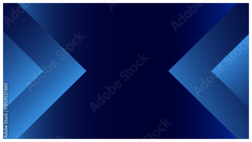ネイビーグラデーションの矢印フレーム 中央コピースペースの高級ビジネス背景