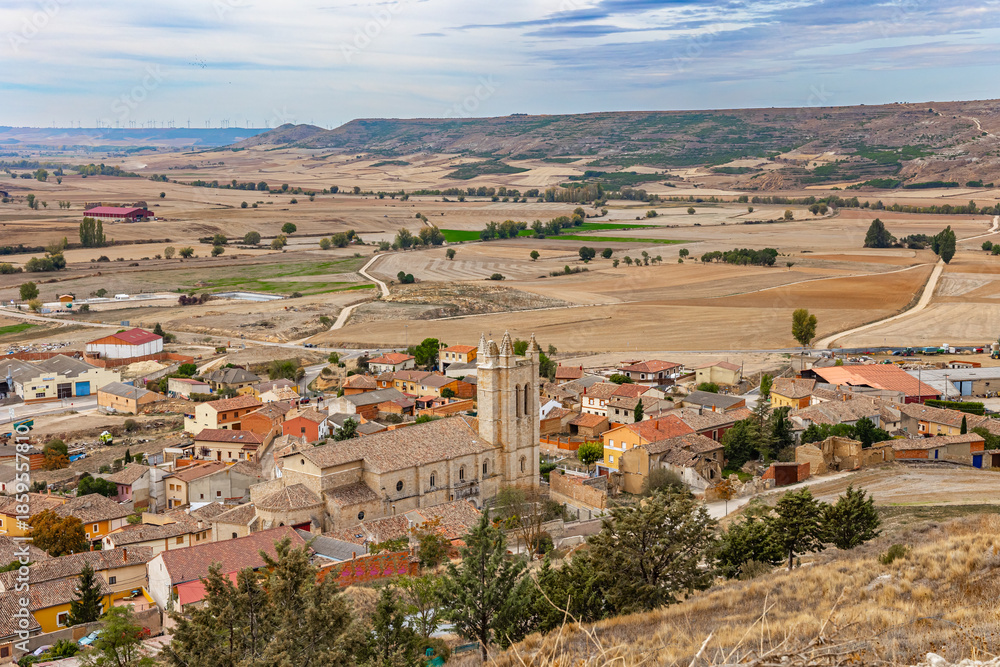 Fototapeta premium Provincial town of Castrojeriz.