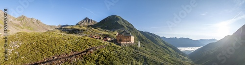 Wallpaper Mural Lasörlinghütte, with Lasörling, mountain panorama, Hohe Tauern, Austria Torontodigital.ca