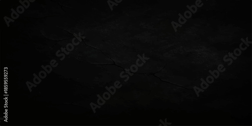 Dark grunge black and white textured background with vintage wall and night elements