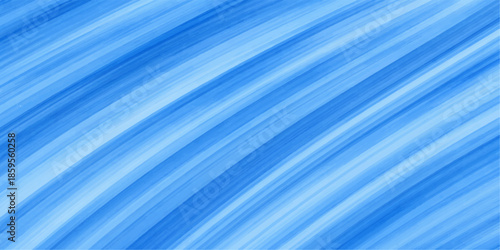 Blue abstract striped background with flowing lines