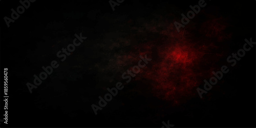 Red abstract smoke with black and white accents on dark background
