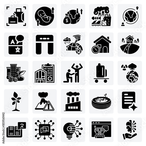Global Population Dynamics – Migration, Birth Rates, And Environmental Issues For Social And Demographic Studies.