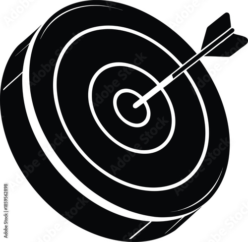 target goal achievement icon