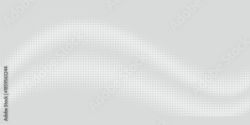 Dot white gray wave light technology texture background. Abstract big data digital