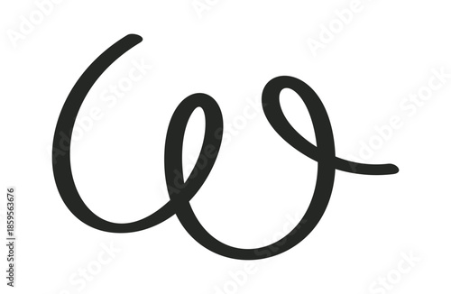 Creative swirl doodle decorative scribble