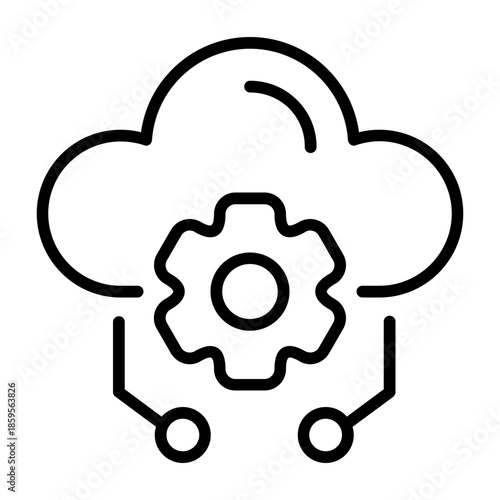 Cloud Services Vector Icon