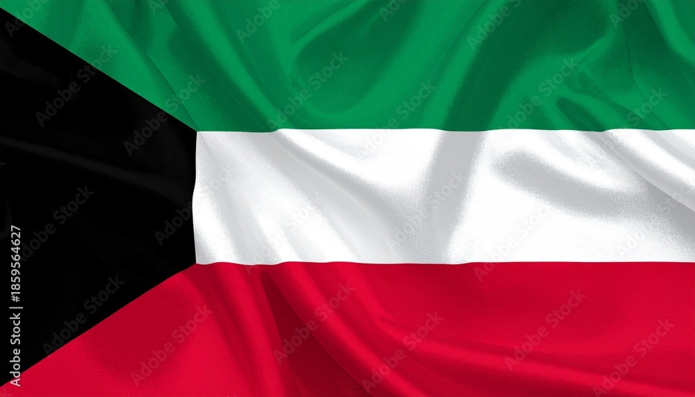Fototapeta premium flag of Kuwait