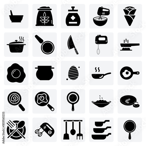 Kitchen And Cooking Essentials For Pancakes – Maple Syrup, Flour, And Utensils For Food And Recipe Graphics.