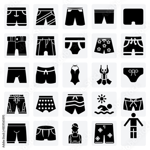 Men'S Garments And Underclothing – Different Styles Of Underpants And Shorts For Retail And Lifestyle Visuals