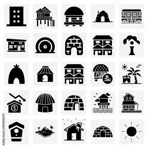 A Variety Of Homes And Living Spaces – Apartments, Bungalows, And Unconventional Dwellings Like Yurts And Hobbit Houses