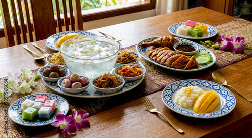 Authentic Thai Feast: A Culinary Journey of Flavors and Textures