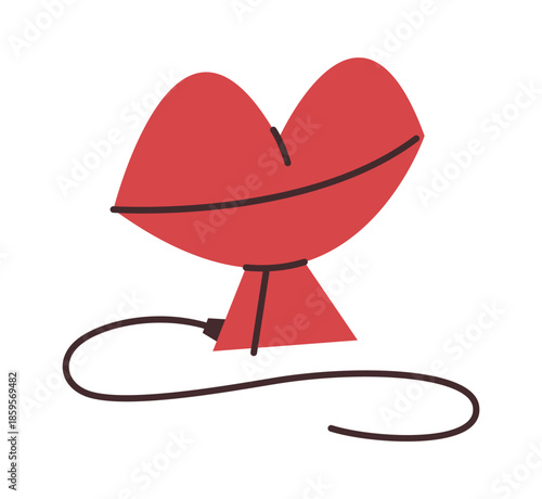 Red lips decorative designer lamp