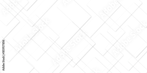 Abstract background with white and gray color technology modern background design . Geometric background with squares in bright light with soft shadows as pattern. Template for branding business .