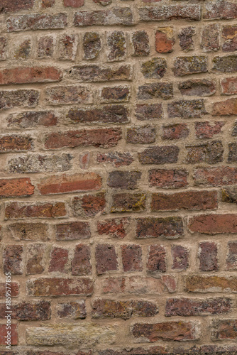 Old Brickwork withe repointed mortar.