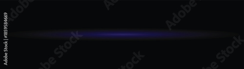 A bright blue light streaks across a with a white space below