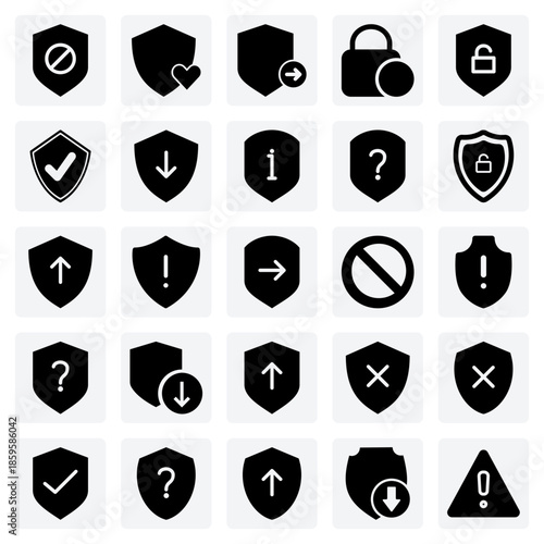 Security Status And User Actions – Blocked, Approved, And Warning States For Secure Digital File Handling.