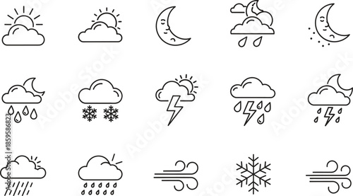Weather Icons Set for Design